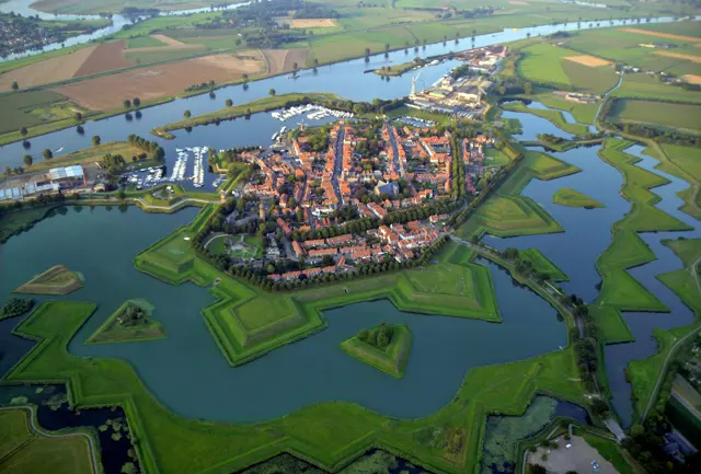 Heusden Fortress walls and towers